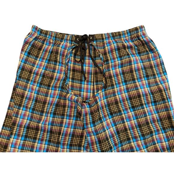 Savage X Fenty Tied Up Tartan Cropped Raw Hem Open Back Pajama Set 1X Plaid NWT - Picture 10 of 10